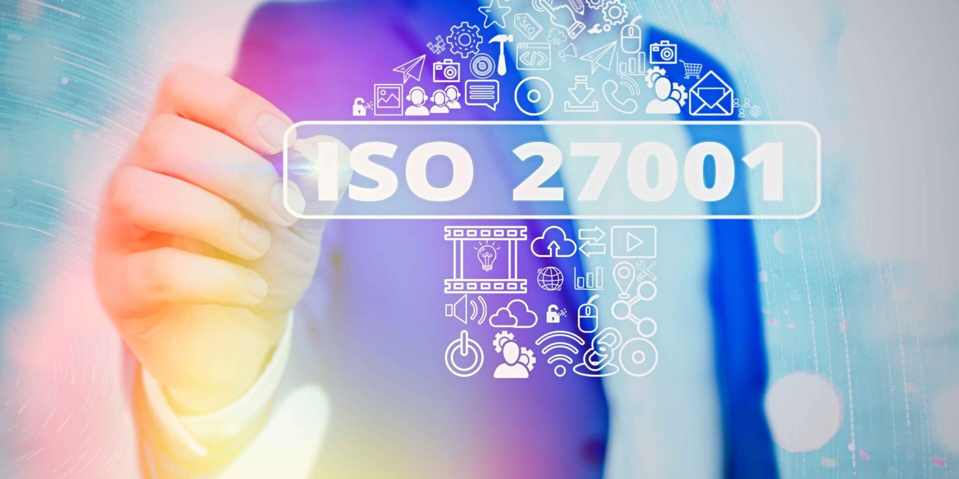 Text sign showing Iso 27001. Conceptual photo specification for an information security management system.